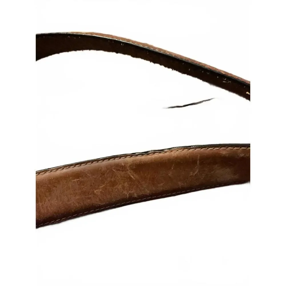 Stylish Brown Leather Belt by Damien J. Hastings